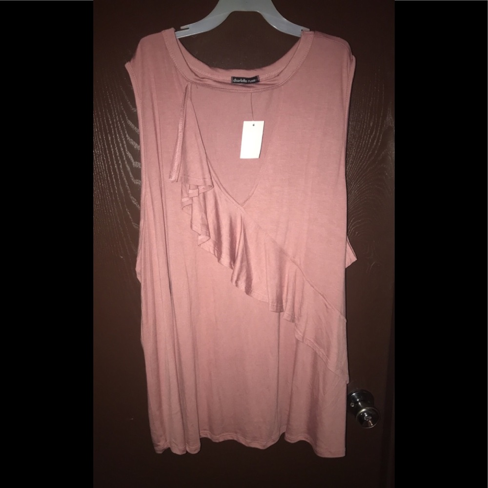 New never worn 3x pink shirt